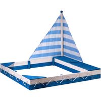 Sabbiera a Nave Maritime Blu e Bianca dobar