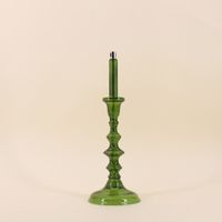 Lampe à huile chandelier en verre soufflé 32cm