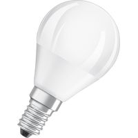 Ampoule LED dépolie sphère E14, 3.3W, blanc chaud.