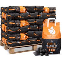 Heizfuxx Grillbriketts 5kg x 60 Sack 300kg 60er