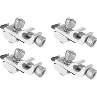 Lot de 4 clips de mise à la terre pour panneau solaire, panneau solaire, support de montage standard, supports de montage pour panneau solaire, œillets de mise à la terre, support photovoltaïque pour