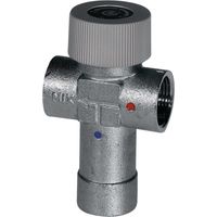 Caleffi – Mitigeur thermostatique réglable 1/2' – Corps laiton chromé – Plage 35-60°C – Raccord filetage femelle – Pression 10 bar