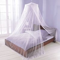 Moustiquaire de lit double anti-insectes – 2,0 x 1,5 m – En polyester blanc – Protection optimale contre les moustiques – Cmp Iberica