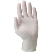 Box mit 100 puderbeschichteten Latex-Einweghandschuhen 5800, AQL 15, Größe 12