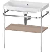 Duravit Happy D.2 Plus c-shaped Set avec console métallique,
