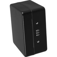 Armoire à Clés Murale Grosse Capacité Sécurisée en Tôle de Fer Noire pour Rangement Élégant des Clés la Maison Bureau