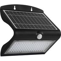 APLIQUE SOLAR LED 8W 6000K IP65 NEGRO -
