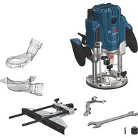 Bosch GOF 20-12 Oberfräse 2000 Watt 8 / 12 mm ( 0601627220 ) + Zubehör