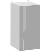 Mueble alto de cocina Eco Gris Brillo 1 puerta L 30 cm