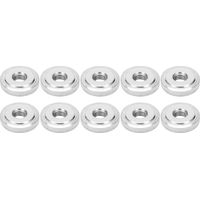 Écrou moleté M8 en acier au carbone, tête simple couche, fixation vissée à main, lot de 10 pièces, quincaillerie standard GB807
