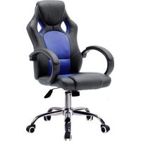 SILLÓN GAMER LEDIAN - Negro / Azul