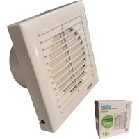 Ventola di Aspirazione 19W 240m3/h 34dB Aspiratore da Muro per Bagno Cucina 230V 50Hz