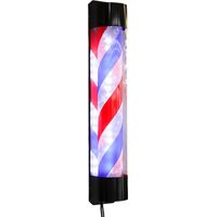 LED Barbers Pole Light Outdoor Barber Pole Rotating Light Barbershop 36" Barber Pole Barber Club Salon de coiffure 901313cm Porte Suspendue Rotative Poteau Signe Rouge Bleu Bandes Mur Lampe