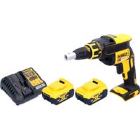 Avvitatore a batteria per cartongesso DeWalt DCF 620 P2 18 V 30 Nm senza spazzole + 2x batteria ricaricabile 5,0 Ah + caricatore