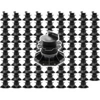XPOtool Juego de 90 bases regulables para terraza carga máxima 2700kg ajustable en altura 60-128mm