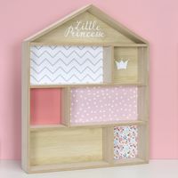 Étagère - HOME DECO KIDS - Maison Fille - Idéale pour Chambre d'Enfant