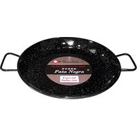Emaillierte Induktions-Paellapfanne 42cm schwarzes Bein ideal