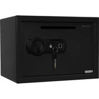 Genie Hand Cassaforte Elettronica di Deposito con Impronta Digitale a Muro e da Armadio Piccola Cassetta di Sicurezza con Chiave Biometrica Serratura B-Class e Sistema Anti Bounce per Soldi