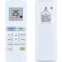 Air Conditioner Télécommande de Remplacement pour Gree Montana Daitsu Hiyasu AC Air Conditioner YAW1F YAW1F1 DS-9UIDN DS12UI-DN DS-12KDB DS18K-DB DS18UI-DA-W GWH09AAB-K6DNA2B/I