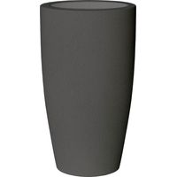 Moovere – Jardinière ronde en polyéthylène 70 cm – Résistante aux UV – Pour plantes et fleurs – Volume 15,8 litres – Fabriquée en Espagne – Anthracite