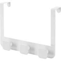 Exagonshop Appendino quadro da porta box doccia triplo bianco