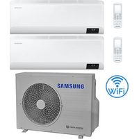 Climatiseur Samsung CEBU R32 Wifi Double Split Inverter 9000 + 12000 BTU avec U.U. AJ052TXJ3KG/EU NOUVELLE classe A+++/A++