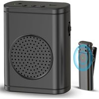 Amplificateur de voix avec microphone à clip sans fil, microphone portable avec haut-parleur, amplificateur de voix personnel, système de sonorisation pour plusieurs endroits, salle de classe