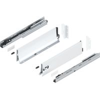 Blum Tandembox antaro K Schubladenschienen-Set 1 Paar, 65kg 450mm Vollauszug Blumotion, seidenweiß