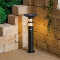 esotec Solar außen PIR-Standleuchte Casoli 55 cm schwarz IP44 wetterfest 102747