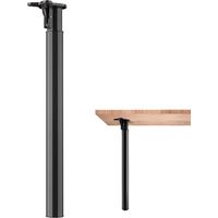 Patas para muebles, patas plegables para mesas, patas de soporte ajustables, patas plegables para mesas, soporte de mesa ajustable en altura para mesas, camas, sofás y autocaravanas (55-85 cm).