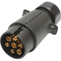 Spina per auto in plastica da 12 V con 7 connettori per rimorchio Breckner Germany