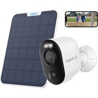 Reolink 8MP Akku 2,4/5GHz WLAN Überwachungskamera Aussen, Farbnachtsicht, KI-Erkennung, Keine Monatsgebühr, Spotlight, +6W Solarpanel
