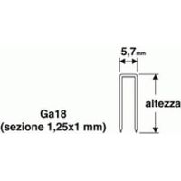 Heftklammern 25 x 5,7 mm, 1000 Stück, für Hefter/Nagler Valex