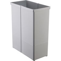 Seau pour poubelle 40 L – Double poignée – Hauteur 505 mm – S'adapte aux cadres poubelle AvanTech YOU, ArciTech et InnoTech – Wesco
