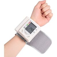 Tensiomètre de Poignet, Digital LCD Tensiomètre Tension Artérielle Et La Fréquence Cardiaque, Appareil de Surveillance de La Tension Artérielle Au Poignet, pour Les Soins Infirmiers À Domicile