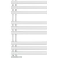 Radiador de baño Luxrad Oval E 86,2x50 cm conexión inferior blanco 341W