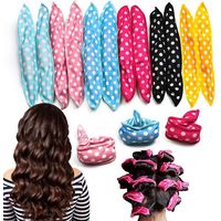 30pcs , 6 Couleur 5pcs Bigoudis En Mousse Ponge Flexible, Pas De Bigoudis Pour Cheveux Chaud Magic Coussin Doux Rouleaux Soins Des Cheveux Di