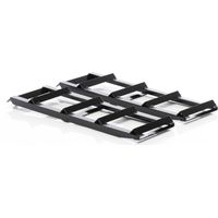 XPOtool Verlängerung für Auffahrrampen 2x 400 kg 650 x 195 mm Kfz-Rampe aus Stahl als Erweiterung für Autorampe, Verladerampe