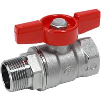 Vanne à bille Giacomini r254d chrome 10 pièces