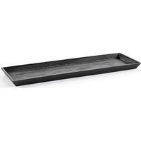 SOTTOVASO RETTANGOLARE NERO 55CM