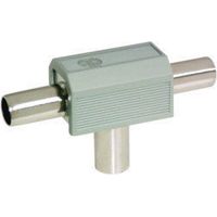 TV-Video-Trenner Mischer 1 Stecker auf 2 Buchsen Elektro DH. Farbe grau 10.543/NV 8430552096084