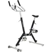Aquabike Aluminio Lanabike Waterflex 9,5kg - Cuadro de aluminio anodizado - Musculación/Aquafitness - Negro