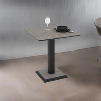 Tavolo Quadrato Carvel grigio cemento: Eleganza e Stile Distintivo per Ogni Spazio 68x68x75H