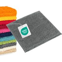 WOHNDIRECT Badematte PARIS - 1 Stück 45x45 cm, Grau