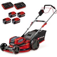 Einhell Professional Tondeuse à gazon sans fil GP-CM 36/52 S Li BL (4x5,2Ah) PXC (36V, Brushless, Mulching, Coupe à 52cm) Livré avec 4 Batteries 5,2 Ah et 2 Chargeurs doubles