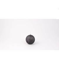 CANDELA SFERA " GLITTER " GRAPHITE