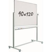 Whiteboard "Eco" S - Mobil - 90 x 120 cm - Fahrbar, magnetisch & hohe Qualität