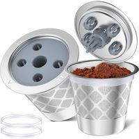 Wiederverwendbarer Cupe K für Ke K Supreme Maschinen – permanenter Ke Kaffeefilter. Nachfüllbarer Cupe K für Ke K Supreme Plus Coffee Shops (2 Stück)