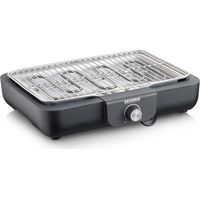 Barbecue-Grill Tisch 2300 W schwarz