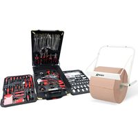 Caisse à outil 326 pièces Kraft Müller, valise avec Clés, Pinces, cliquets, Torx, Tournevis, avec Distributeur mural de papier